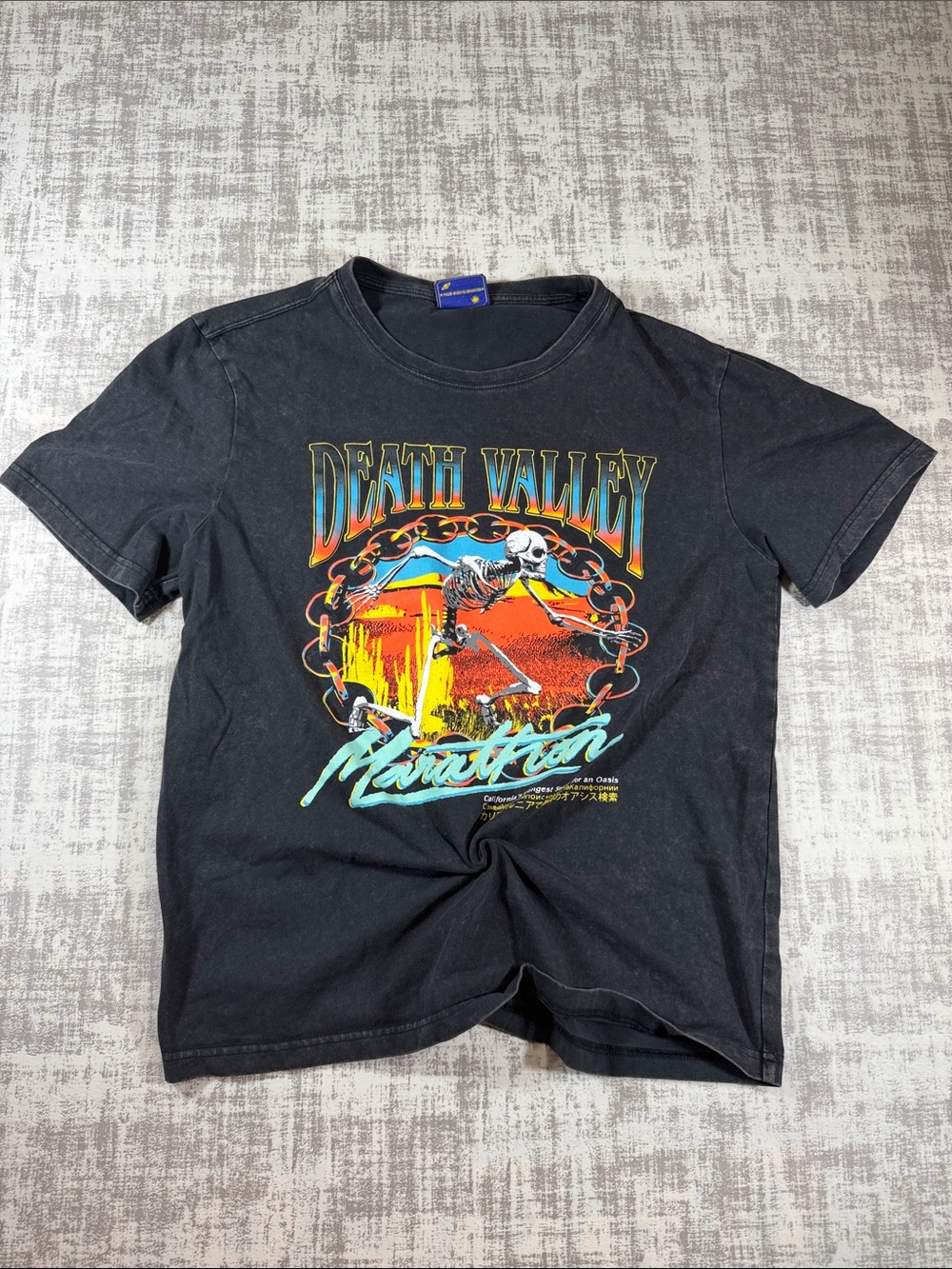 Death Valley Marathon Graphic Tee - Black